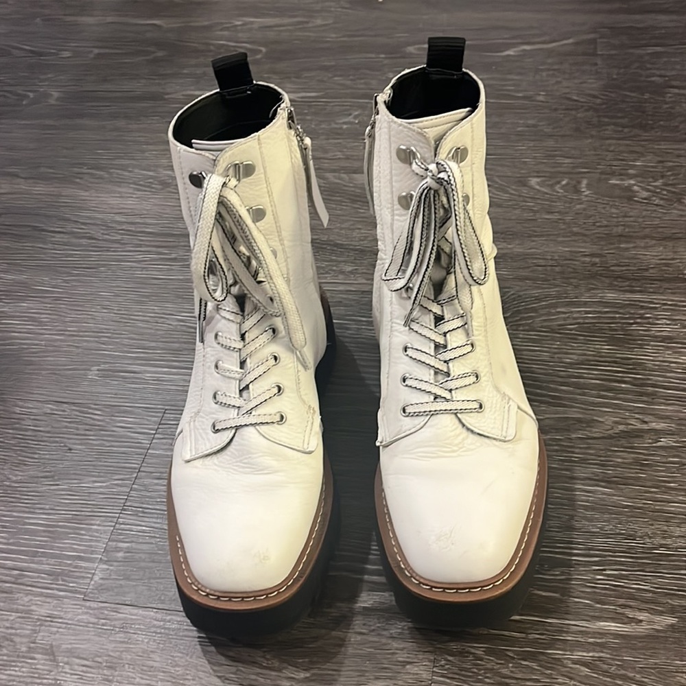 Sam Edelman White Laurie Boot